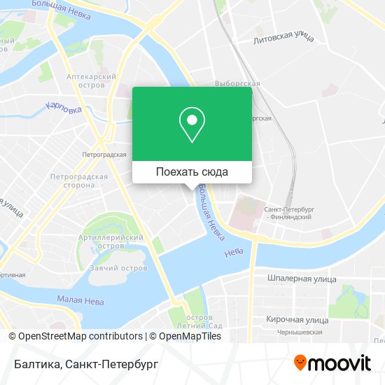 Карта Балтика