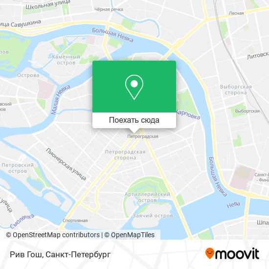 Карта Рив Гош