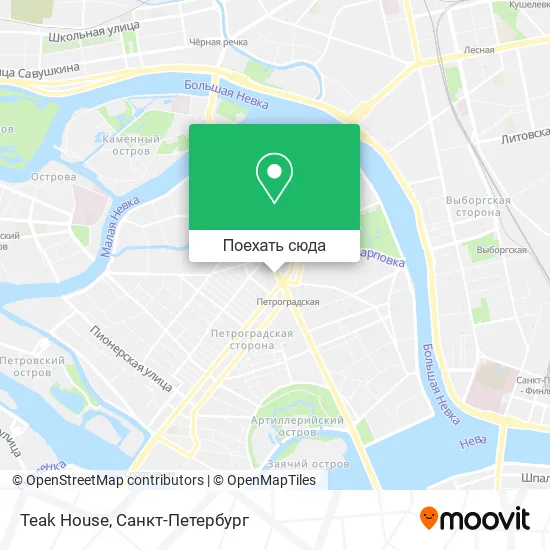 Карта Teak House