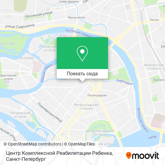Карта Центр Комплексной Реабилитации Ребенка