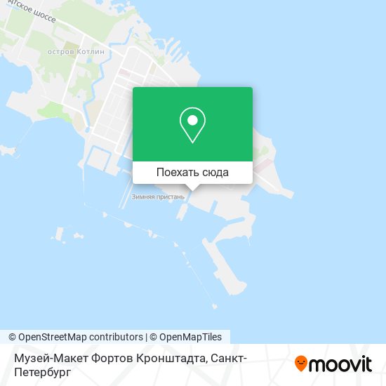Карта Музей-Макет Фортов Кронштадта