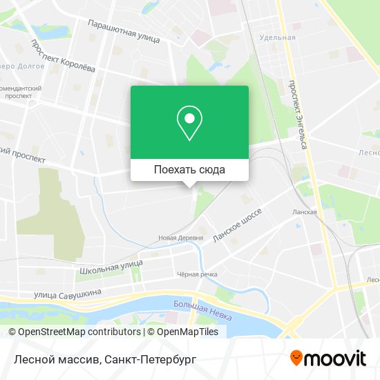 Карта Лесной массив