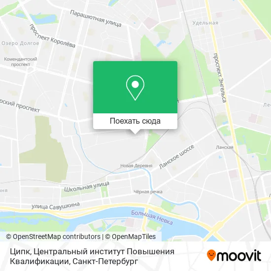 Карта Ципк, Центральный институт Повышения Квалификации