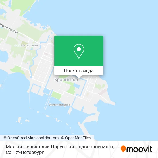 Карта Малый Пеньковый Парусный Подвесной мост