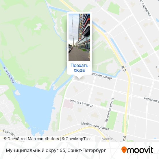 Карта Муниципальный округ 65
