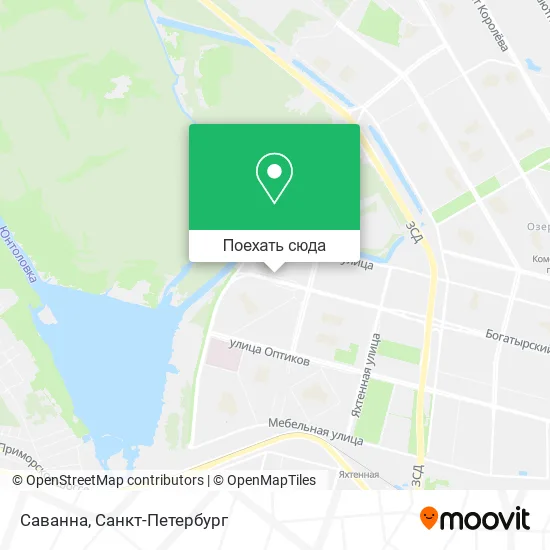Карта Саванна