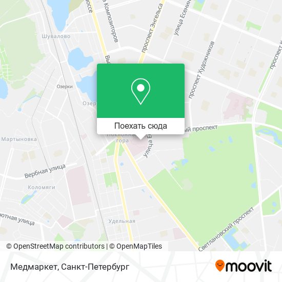 Карта Медмаркет