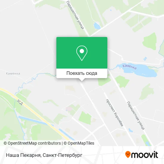 Карта Наша Пекарня