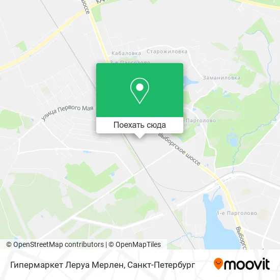 Карта Гипермаркет Леруа Мерлен