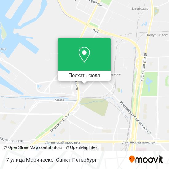 Карта 7 улица Маринеско