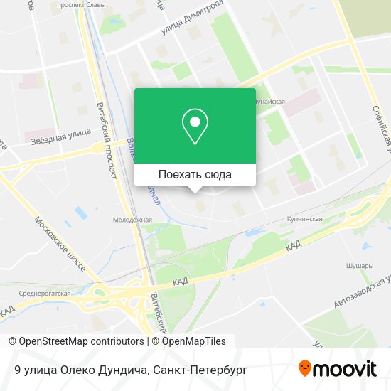 Карта 9 улица Олеко Дундича
