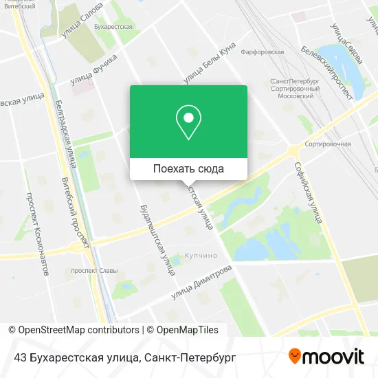 Карта 43 Бухарестская улица