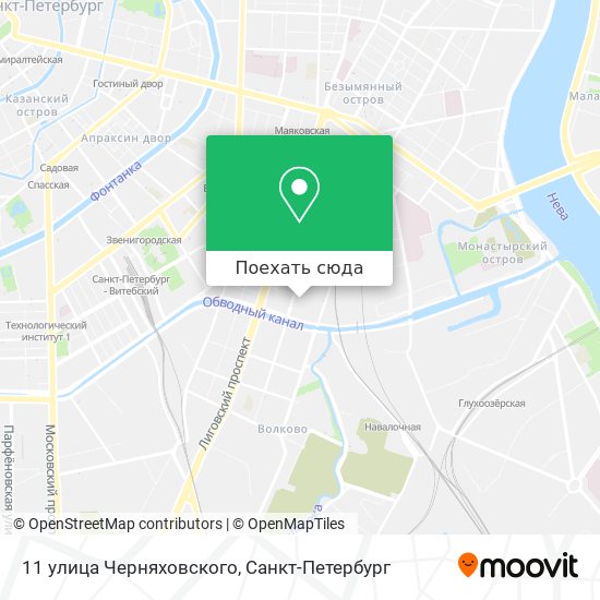 Карта 11 улица Черняховского
