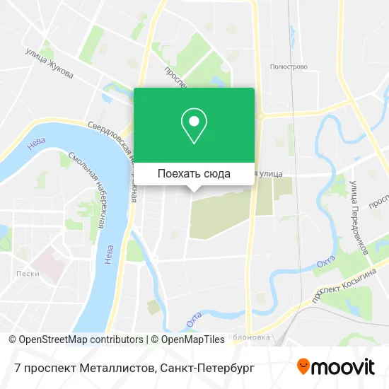 Карта 7 проспект Металлистов