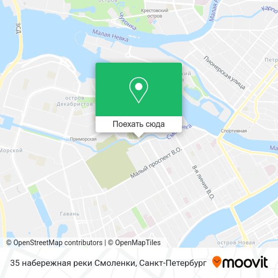 Карта 35 набережная реки Смоленки