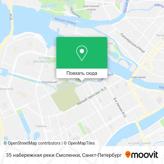 Карта 35 набережная реки Смоленки