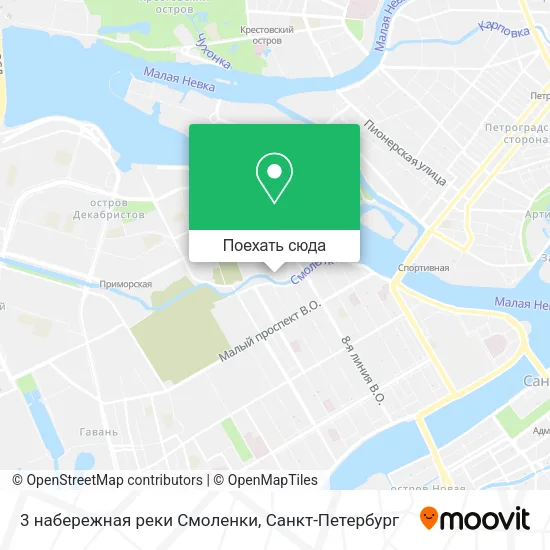 Карта 3 набережная реки Смоленки