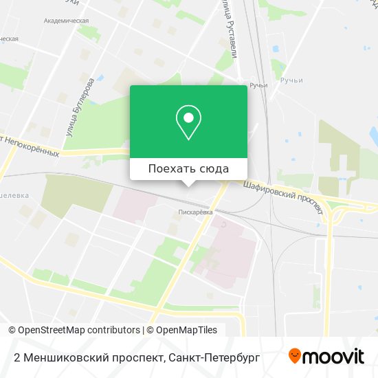 Карта 2 Меншиковский проспект