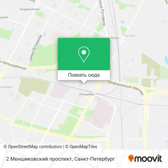 Карта 2 Меншиковский проспект
