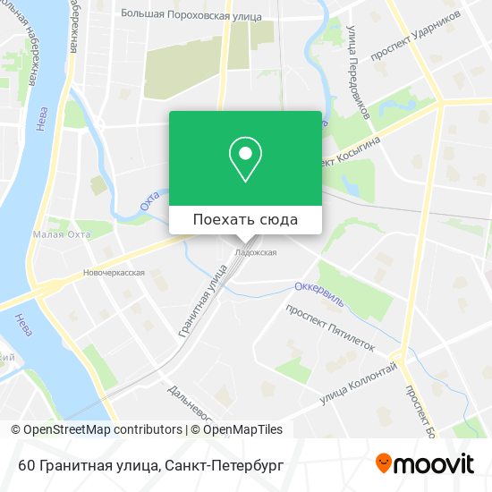 Карта 60 Гранитная улица