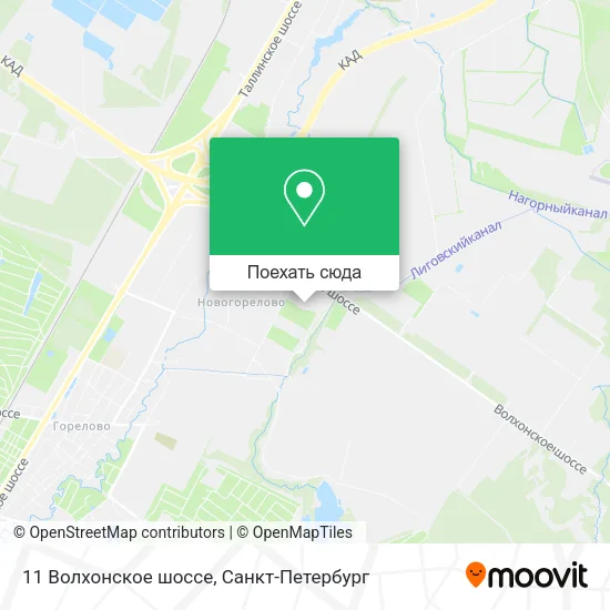 Карта 11 Волхонское шоссе
