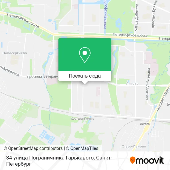 Карта 34 улица Пограничника Гарькавого