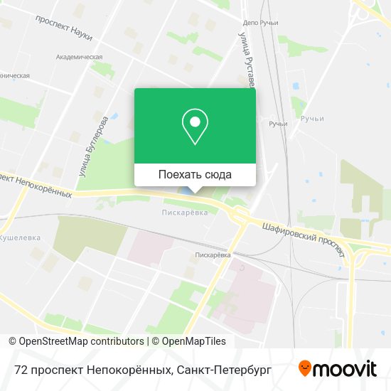 Карта 72 проспект Непокорённых
