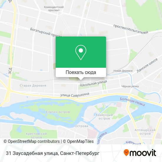 Карта 31 Заусадебная улица
