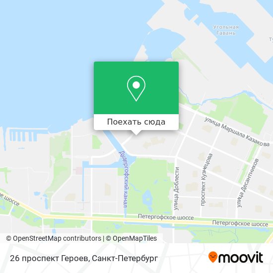 Карта 26 проспект Героев
