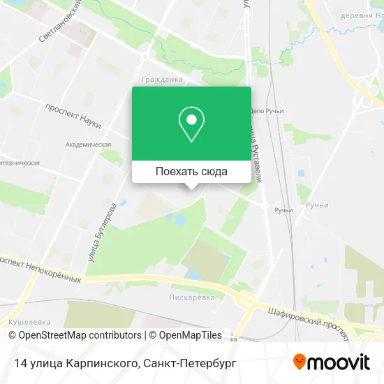 Карта 14 улица Карпинского