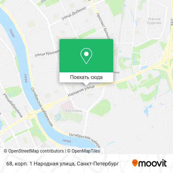 Карта 68, корп. 1 Народная улица