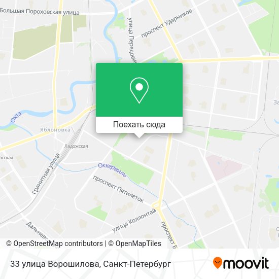 Карта 33 улица Ворошилова