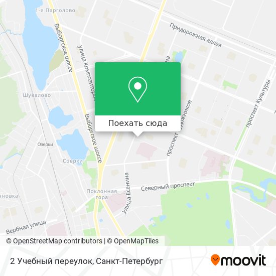 Карта 2 Учебный переулок