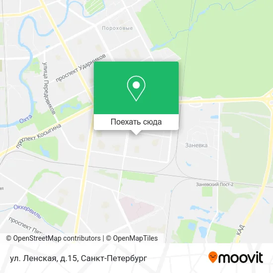 Карта ул. Ленская, д.15