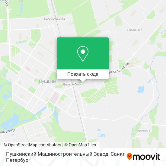 Карта Пушкинский Машиностроительный Завод