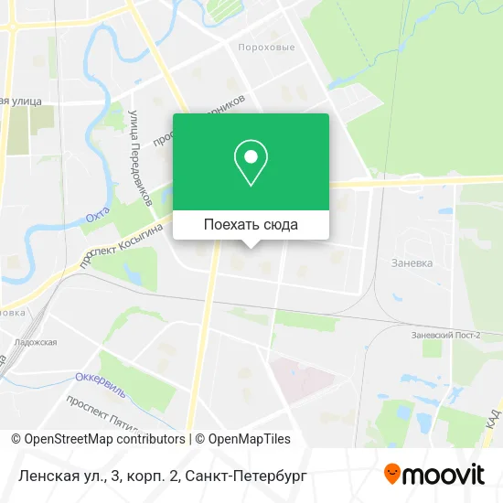 Карта Ленская ул., 3, корп. 2