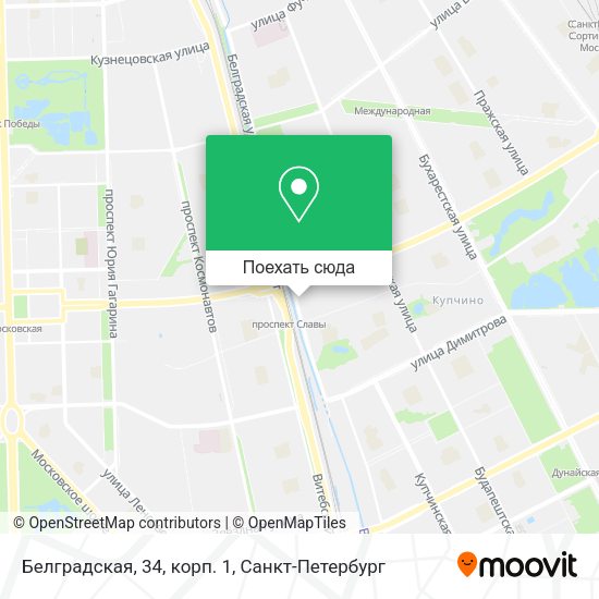 Карта Белградская, 34, корп. 1