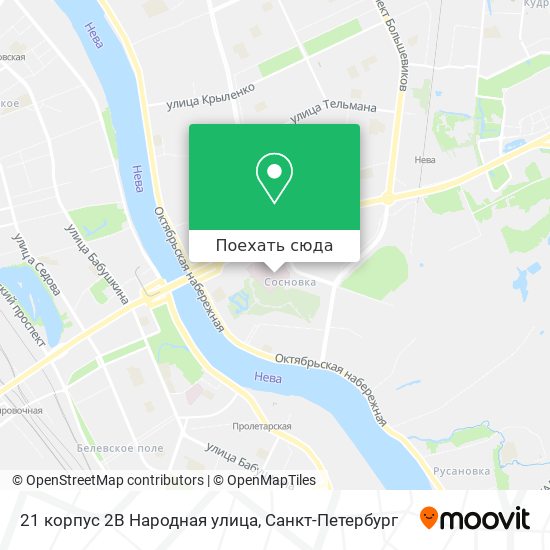 Карта 21 корпус 2В Народная улица