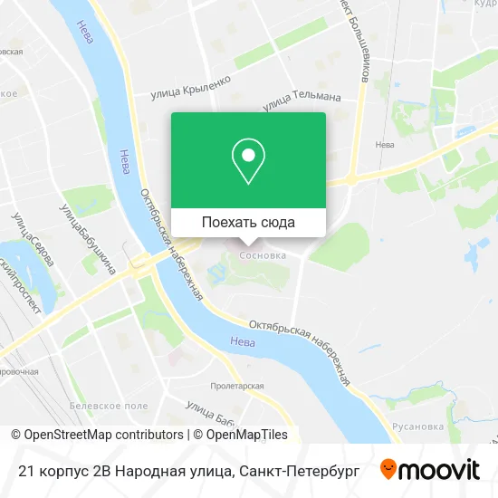 Карта 21 корпус 2В Народная улица