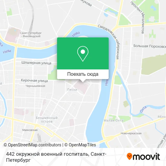 Карта 442 окружной военный госпиталь