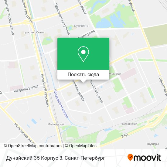 Карта Дунайский 35 Корпус 3