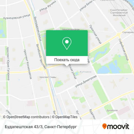 Карта Будапештская 43/3