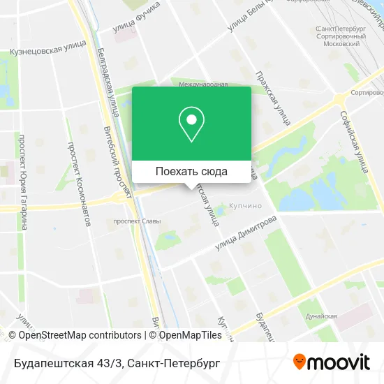 Карта Будапештская 43/3