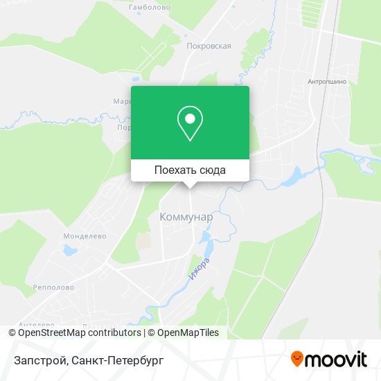 Карта Запстрой