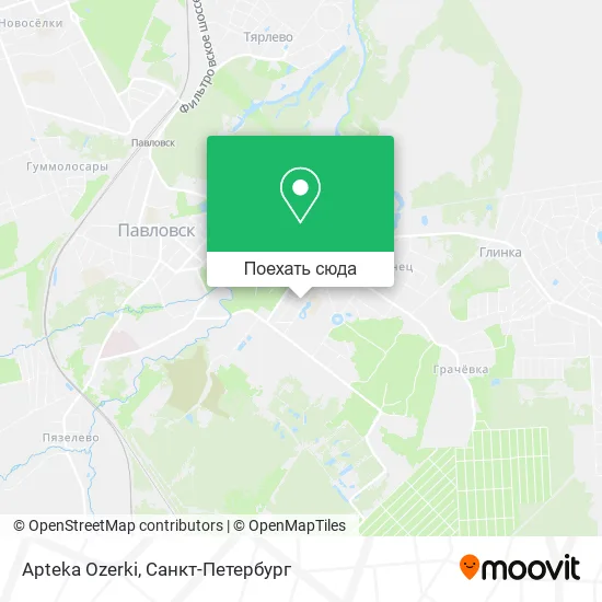 Карта Apteka Ozerki