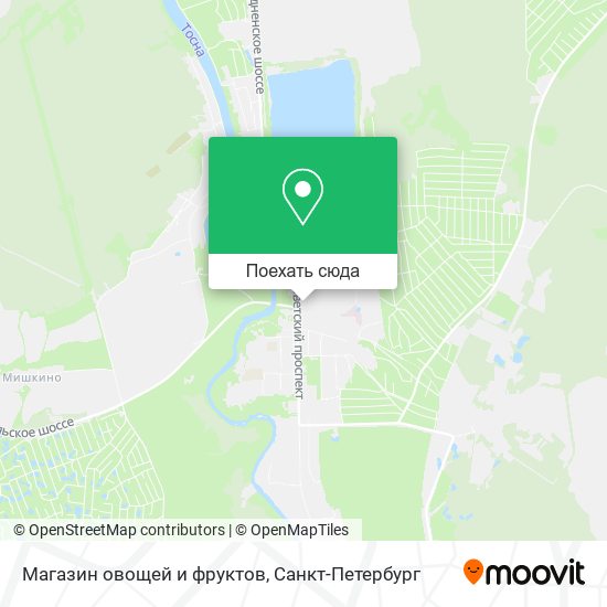 Карта Магазин овощей и фруктов