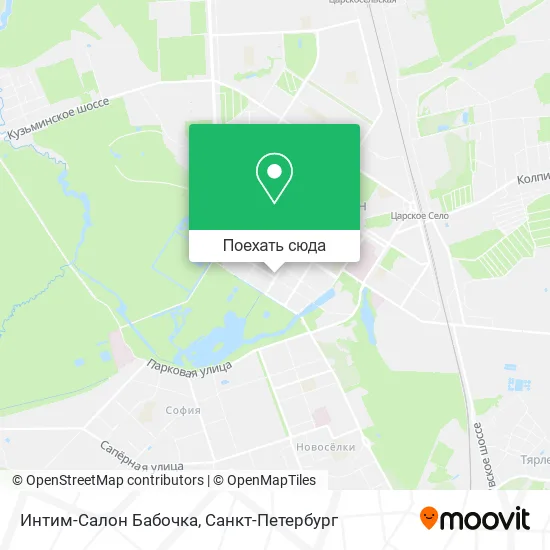 Карта Интим-Салон Бабочка