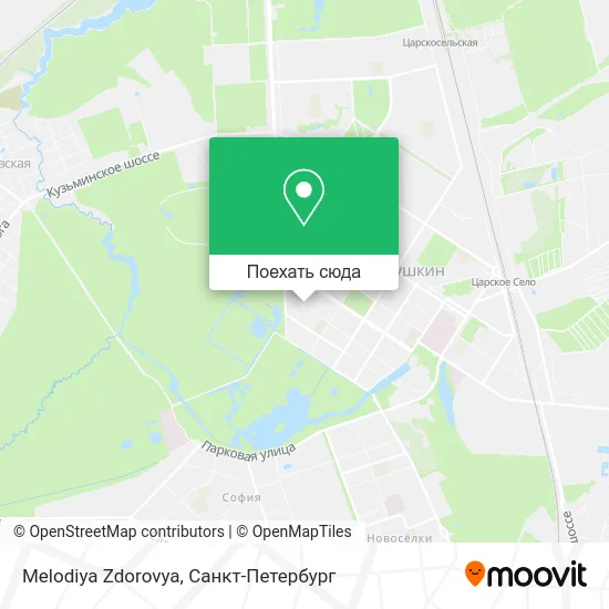 Карта Melodiya Zdorovya