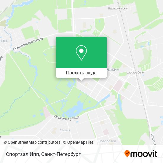 Карта Спортзал Ипп