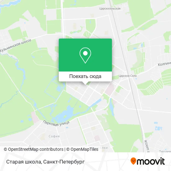 Карта Старая школа